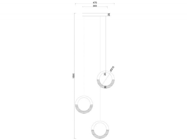 Каскадная люстра Arte Lamp Montana A7777SP-3GO