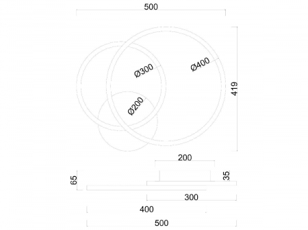 Arte Lamp A2211PL-2WH