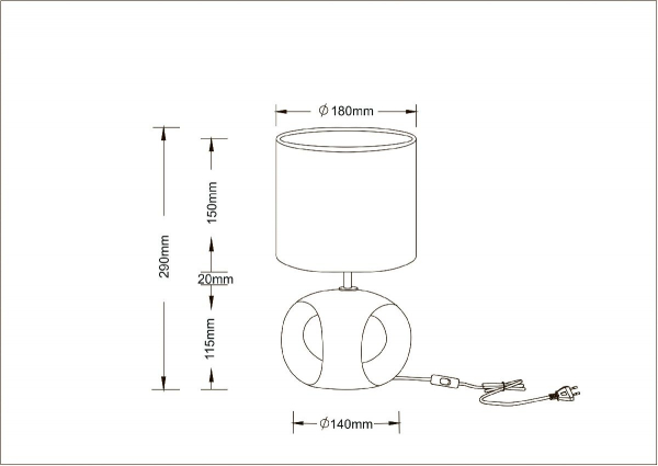 Настольная лампа Arte Lamp Zaurak A5035LT-1CC