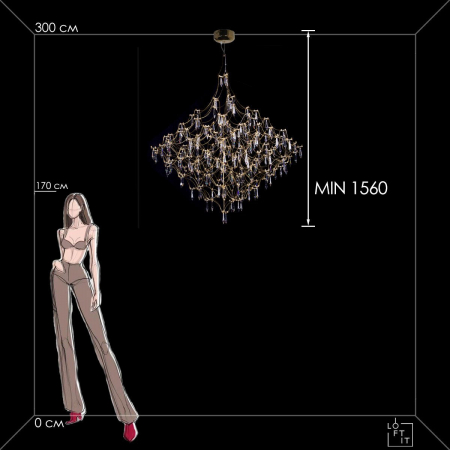 Loft IT 10259/1200 Gold Asfour