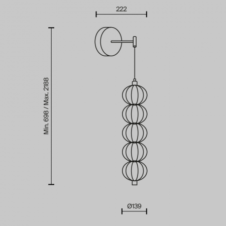 Maytoni MOD216WL-L10G3K