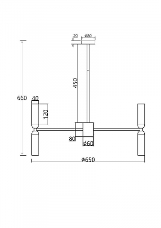 Maytoni MOD177PL-12G
