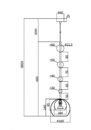 Maytoni MOD227PL-01B1