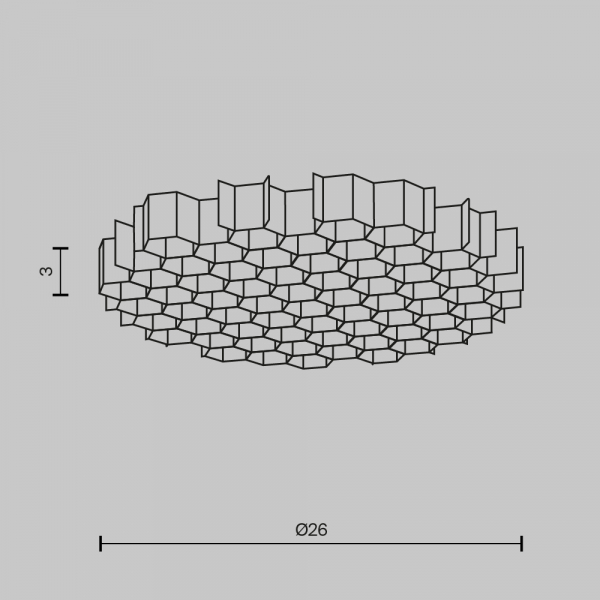 Светофильтр Maytoni Wise HoneyComb-D26