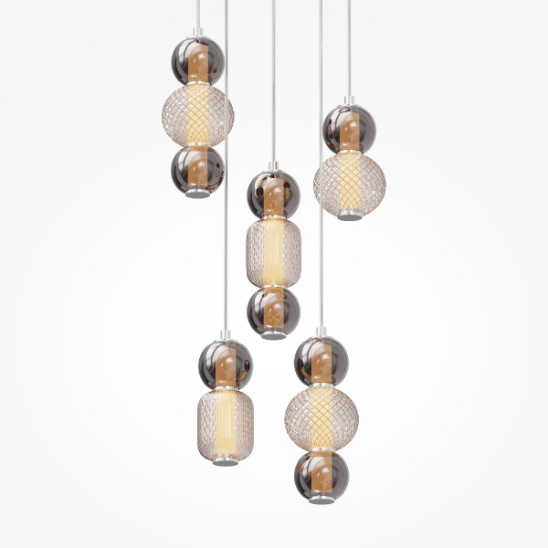 Каскадная люстра Maytoni Drop MOD273PL-L80CH3K