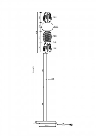 Maytoni MOD267FL-L32CH3K