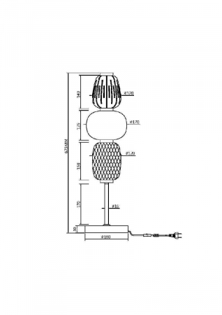 Maytoni MOD267TL-L28CH3K