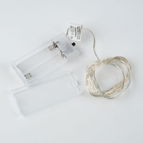 Гирлянда Uniel ULD-S0200-020/SСB/2AA WHITE IP20 DEW UL-00010896