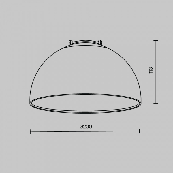 Трековый светильник Maytoni Bowl TR126B-20W3K-B