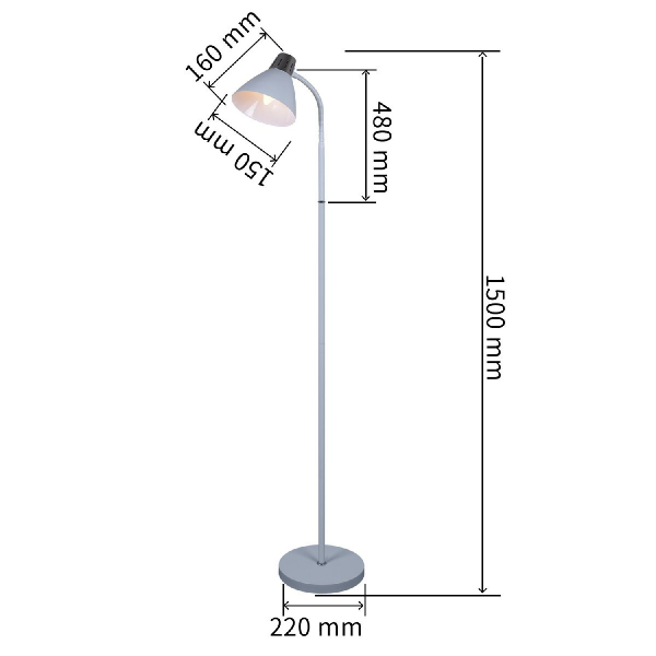 Торшер Reluce 03041-0.6-01 BK