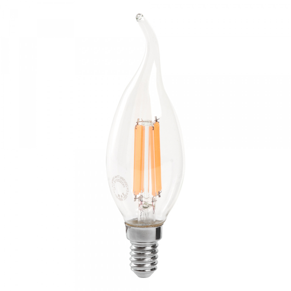 Лампа светодиодная Feron LB-718 Свеча на ветру E14 15W 4000K 38263