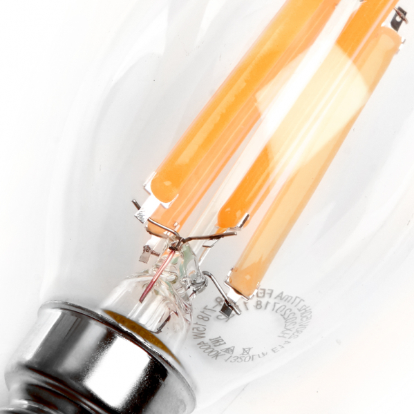 Лампа светодиодная Feron LB-718 Свеча на ветру E14 15W 6400K 38264