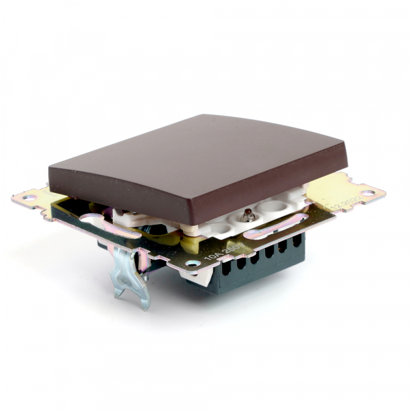 Переключатель 1-клавишный Stekker Катрин GLS10-7105-04 49018