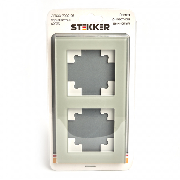 Рамка 2-местная Stekker Катрин GFR00-7002-07 49033