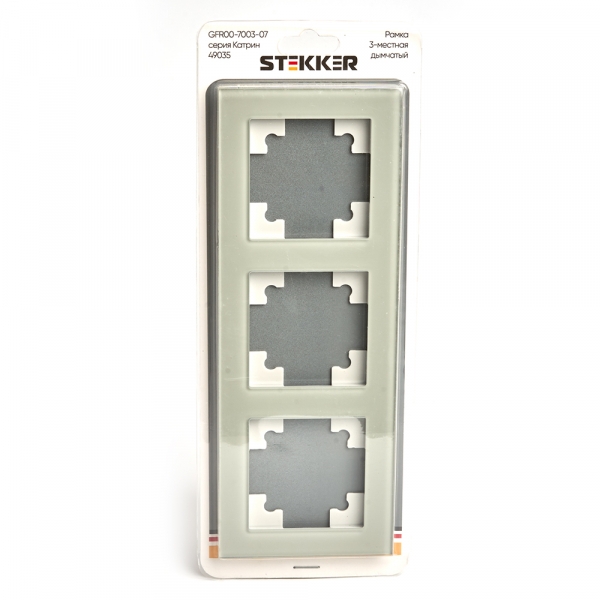 Рамка 3-местная Stekker Катрин GFR00-7003-07 49035