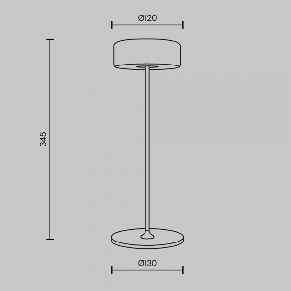 Аккумуляторная настольная лампа Maytoni AI Collaboration MOD229TL-L3G3K2