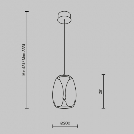 Maytoni MOD282PL-L8G3K