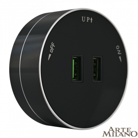 Arte Milano 380011TS/USBx2 Black