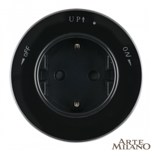 Трековая розетка Arte Milano Am-track-sockets 380011TS/ES Black