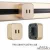 Arte Milano 380022TS/USBx2 Gold