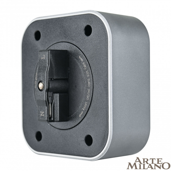 Трековая розетка Arte Milano Am-track-sockets 380022TS/USBx2 Grey