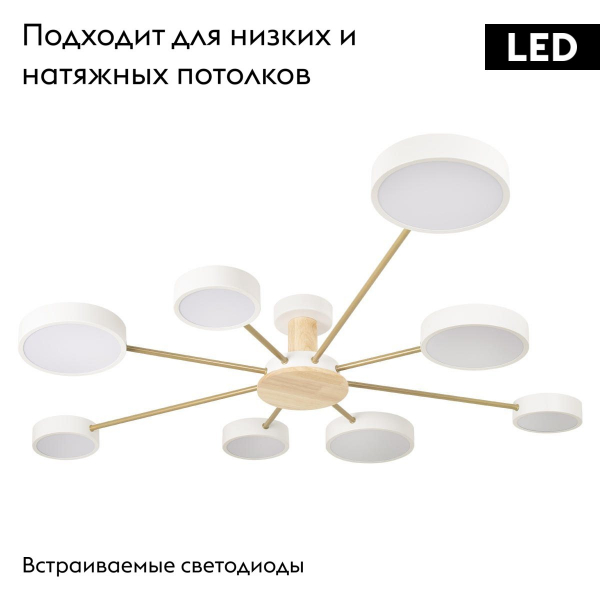 Потолочная люстра Loft IT Sunrise 10316/8 White