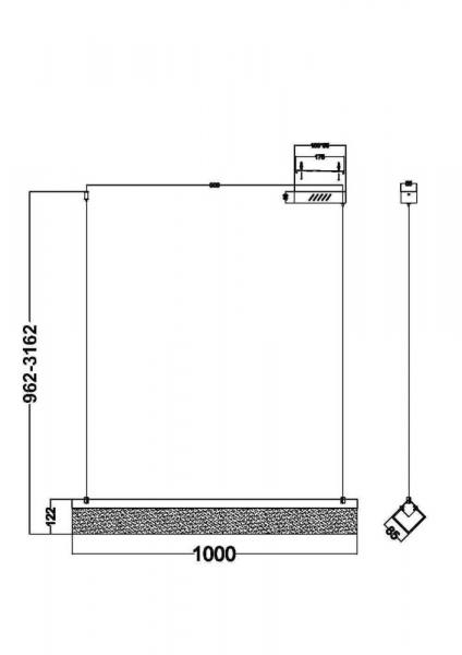Подвесная люстра Maytoni Petra MOD250PL-L36BS3K