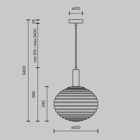 Maytoni MOD268PL-01G