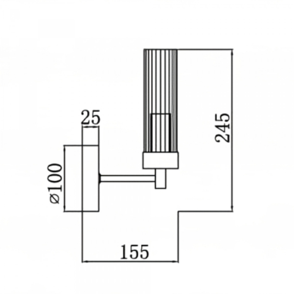 Бра iLamp Evolution W15609-1 AN+CL
