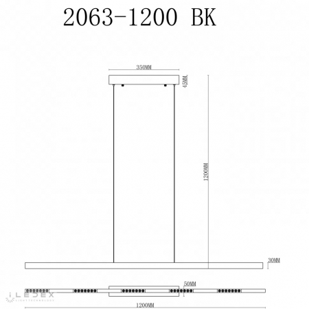 iLedex 2063-1200 BK
