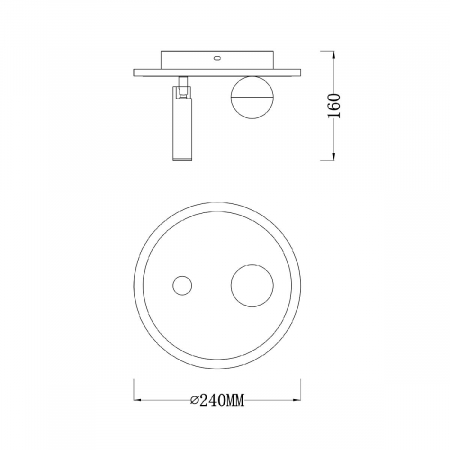 Escada 20022SMA/01LED SWH