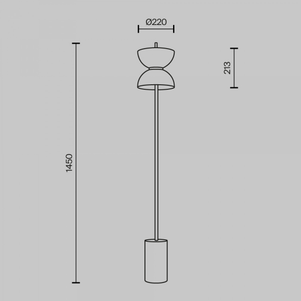 Торшер Maytoni Kyoto MOD178FL-L11B3K