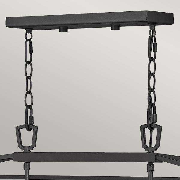 Уличный подвесной светильник Hinkley Alford place QN-ALFORD-PLACE-6P-MB