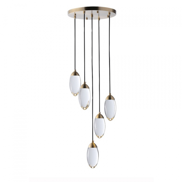 Каскадная люстра DeLight Collection Celestial MT8848-5H brass