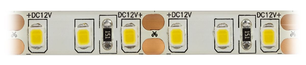 Светодиодная лента Эра 12В 2835 9,6Вт/м 2700K 5м IP65 LS2835-9,6-120-12-2700K-IP65-2year-5m KU-2835AD-120D-WW Б0044113