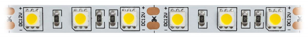 Светодиодная лента Эра 12В 5050 14,4Вт/м 2700K 5м IP20 LS5050-14,4-60-12-2700K-IP20-2year-5m KU-5050AD-60D-WW Б0044116