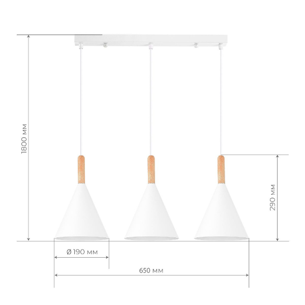 Подвесной светильник Evoluce Arket SLE1255-503-03