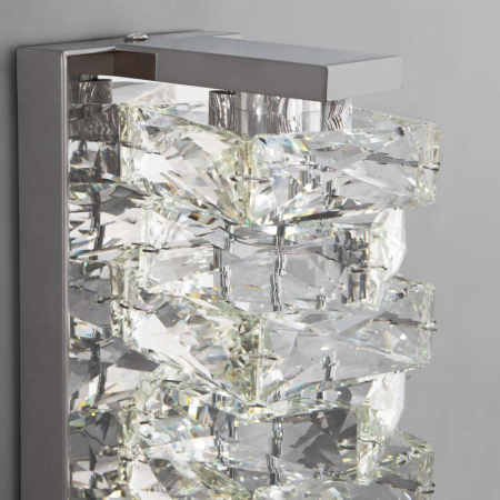 Eurosvet 40259 LED хром/ прозрачный хрусталь Strotskis