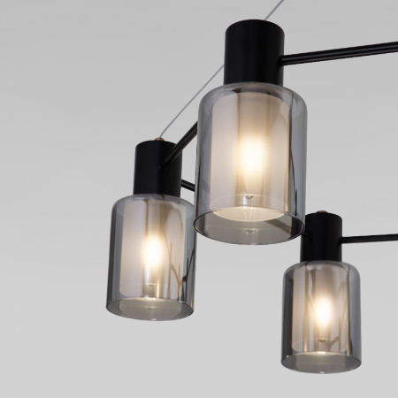 Eurosvet 70219/6 черный/античная бронза