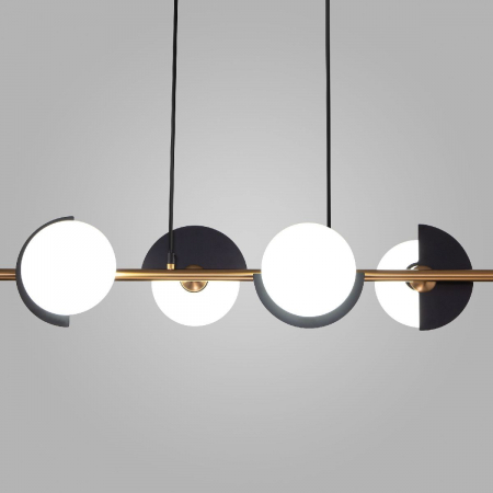 Eurosvet 70149/4 черный/латунь Smart