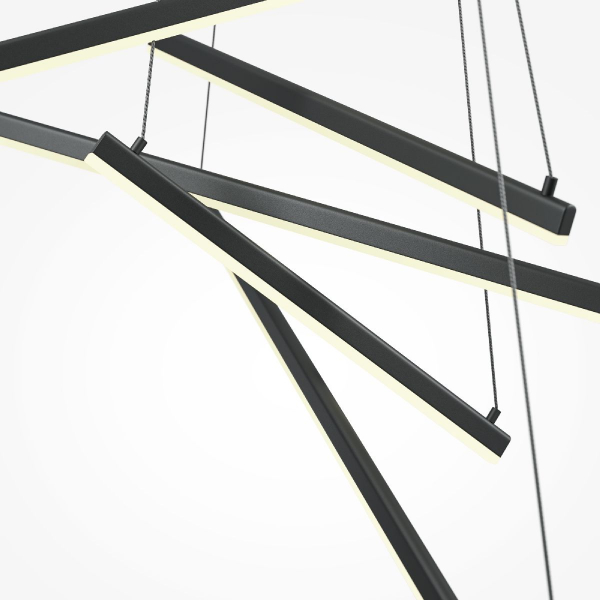 Каскадная люстра Maytoni Line MOD016PL-L96BK