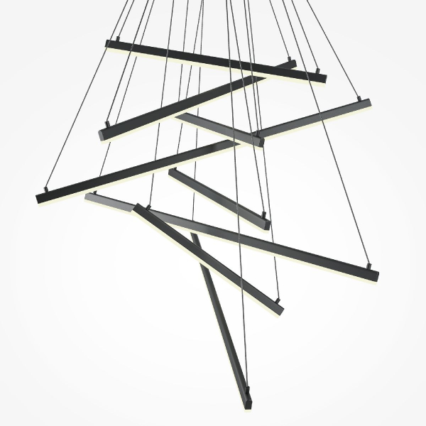 Каскадная люстра Maytoni Line MOD016PL-L96BK