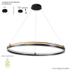 Crystal Lux FERNANDO SP88W LED BLACK/GOLD