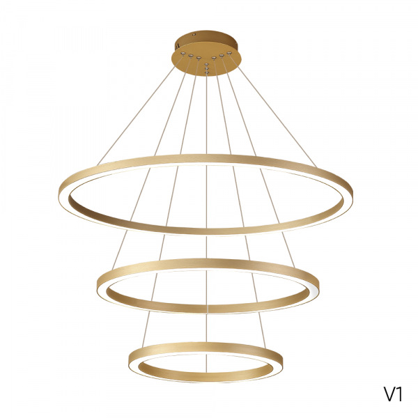 Подвесная люстра Crystal Lux FORTUNA SP158W LED GOLD