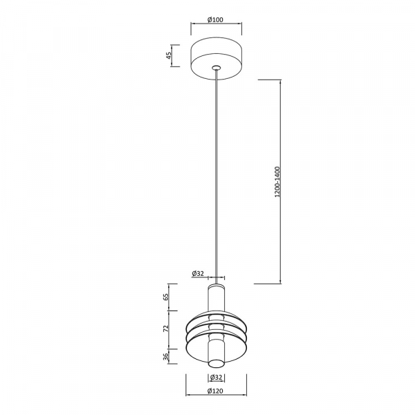 Подвесной светильник Moderli Sylv V10877-PL