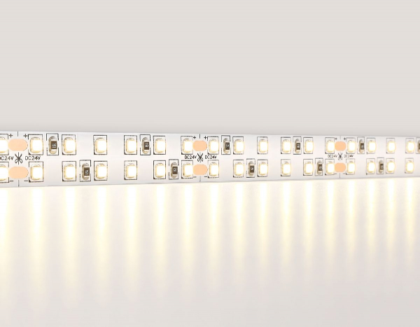 Светодиодная лента двухрядная Ambrella Light LED Strip 24В 2835 24Вт/м 3000K 5м IP20 GS3701