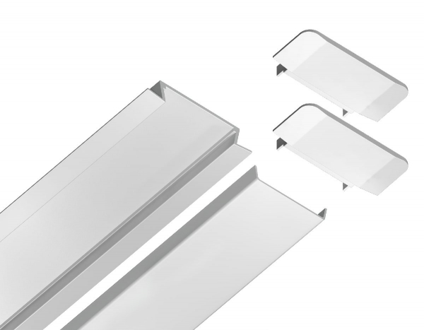Алюминиевый встраиваемый профиль Ambrella Light Alum Profile GP1100WH