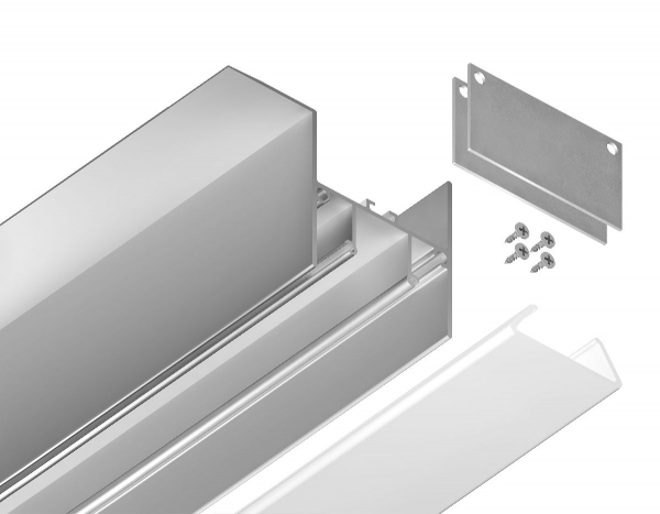 Алюминиевый профиль Ambrella Light Alum Profile GP4050AL