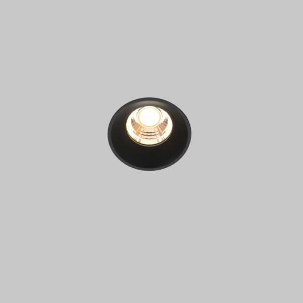 Встраиваемый светильник Maytoni Technical Downlight Round DL058-7W3K-TRS-B