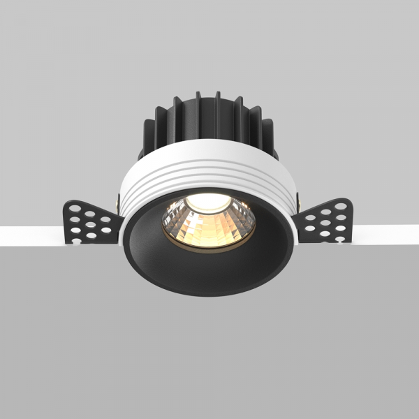 Встраиваемый светильник Maytoni Technical Downlight Round DL058-12W3K-TRS-B